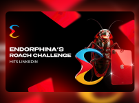 Le Roach Challenge d'Endorphina fait le buzz sur LinkedIn