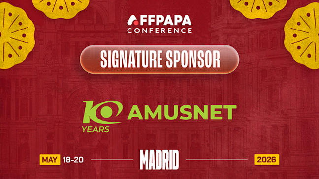Amusnet, sponsor principal de la conférence AffPapa Madrid