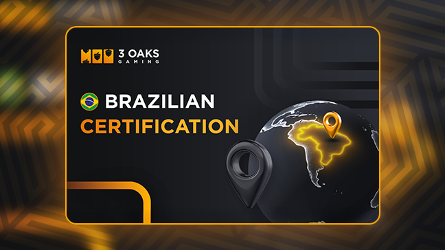 3 Oaks Gaming obtient la certification pour le marché brésilien