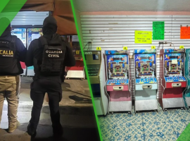 Le parquet du Michoacán saisit 58 machines à sous à Uruapan dans une opération visant un financement criminel présumé