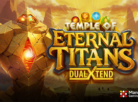 Temple of Eternal Titans : Une machine à sous à grille extensible et gains en cascade