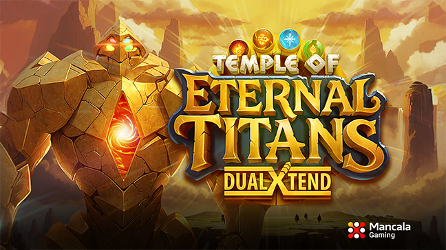 Temple of Eternal Titans : Une machine à sous à grille extensible et gains en cascade