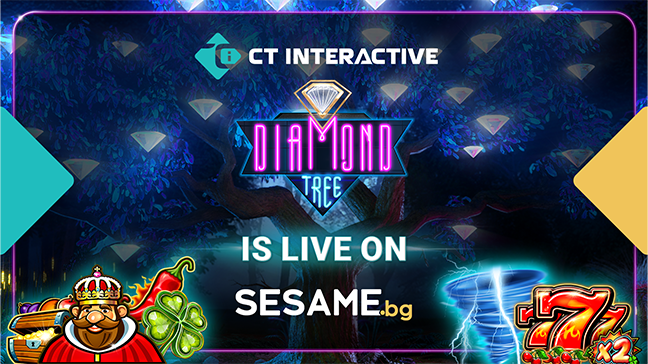 CT Interactive lance le jackpot Diamond Tree sur Sesame.bg