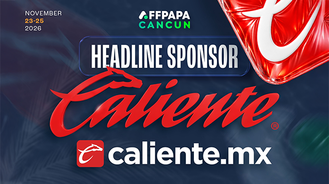 Caliente rejoint la conférence AffPapa Cancun 2026 en tant que sponsor principal