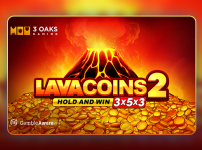 3 Oaks Gaming met le feu aux poudres dans Lava Coins 2 : Hold and Win 3x5x3