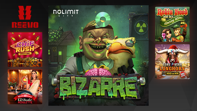 REEVO lance Bizarre de NoLimit City, une machine à sous électrisante où le chaos rencontre la fortune