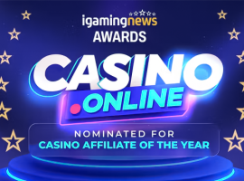 Casino.online nominé pour le prix du Meilleur Partenaire Casino de l'Année aux iGaming News Awards
