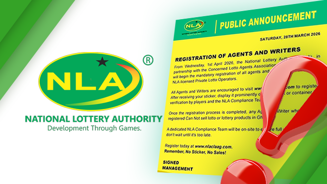 Le Ghana lance un enregistrement obligatoire pour les agents et écrivains de loto opérant sous des opérateurs privés