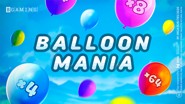 BGaming dévoile Balloon Mania : une fusion ludique de simplicité et de stratégie