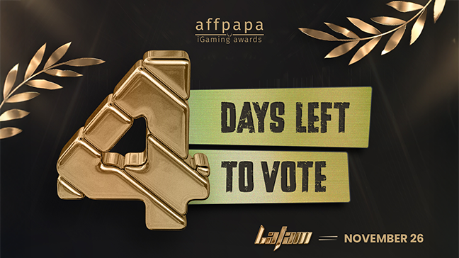 Il reste 4 jours pour voter aux AffPapa iGaming Awards LATAM 2025