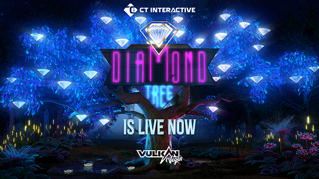 CT Interactive Étend sa portée mondiale avec le lancement du Jackpot Diamond Tree sur Vulkan Vegas