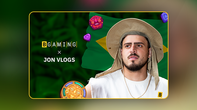 BGaming s'associe à la star brésilienne Jon Vlogs en tant qu'Ambassadeur de la marque LATAM