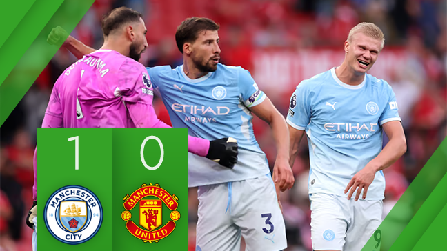 Manchester City à dix bat United 1-0, le but de Haaland déclenche une polémique autour de la VAR