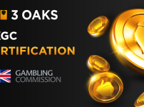 3 Oaks Gaming obtient la certification UKGC pour plus de 50 titres de machines à sous