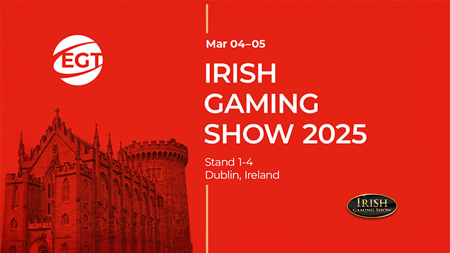 EGT présentera ses dernières innovations au Irish Gaming Show 2025