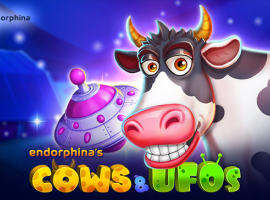 Endorphina dévoile Cows & UFOs : une machine à sous captivante avec des fonctionnalités palpitantes