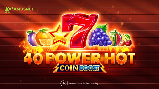 La toute dernière création d'Amusnet, 40 Power Hot Coin Boost, vous offre une expérience de jeu ultra-dynamique