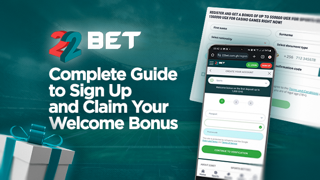 Inscription à 22Bet: Guide complet pour Vous inscrire et Réclamer Votre Bonus de Bienvenue
