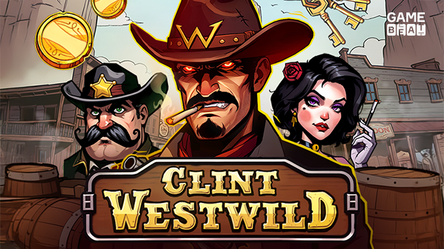 Clint Westwild - Une nouvelle machine à sous western de Gamebeat