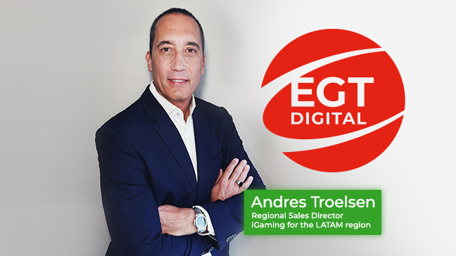 Andres Troelsen a été nommé Directeur régional des ventes iGaming d'EGT Digital pour l'Amérique Latine