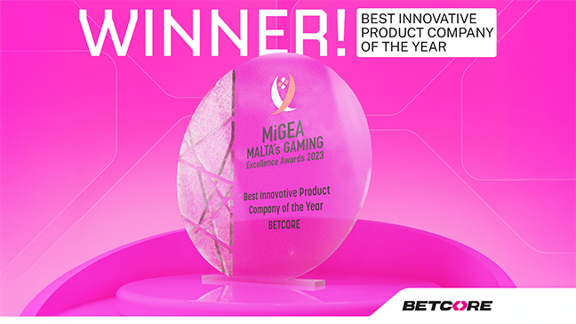 BETCORE remporte le prix de la « Meilleure entreprise de produits innovants de l'année » aux MiGEA Awards 2025
